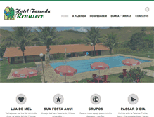 Tablet Screenshot of hotelrenascer.com.br